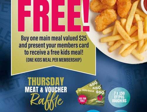 Kids Eat Free Thursday Raffle